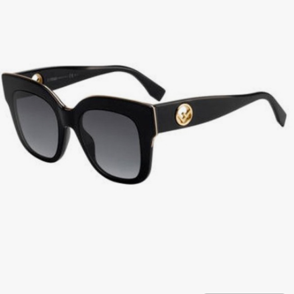 Fendi FF 0359/G/S Sunglasses (807 Black) - Picture 3 of 13